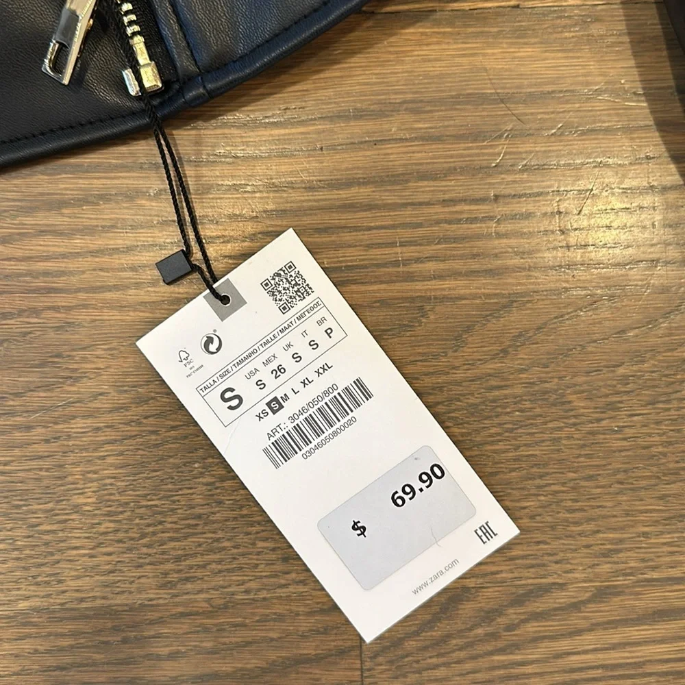 Zara Leather Jacket - Picture 3 of 3